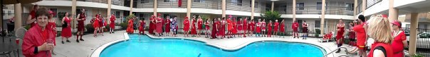 And of course the chaos that was our Red Dress Run