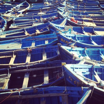 Beautiful fishing boats by the sea side