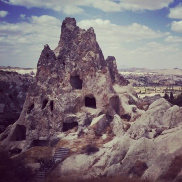One of many cave houses in Cappadocia