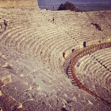 Huge, gorgeous amphitheater in Ephesus