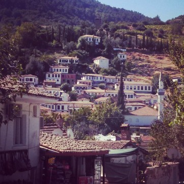 The serene mountainside of Şirince